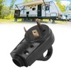 30A Male Plug Electrical Adapter with Ergonomic Grip Handle for