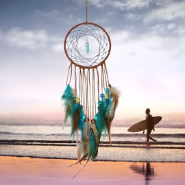 Dream Catcher ~ Handmade Traditional Feather Wall Hanging Home Decoration Decor Ornament Craft
