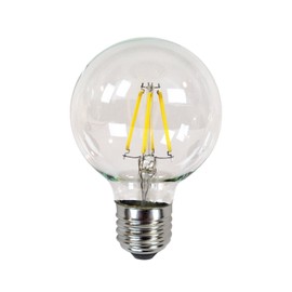 Newhouse Lighting 3.5W G25 Globe Vintage Edison LED Filament Light Bulb (E26), Dimmable, Energy-Saving, 2200K