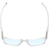 Medspex Blue Light Blocking Reading Glasses +3.50 Clear Crystal Men