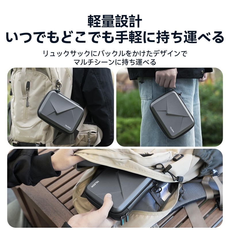 TELESIN Medium Storage Case, Compatible with DJI Action 5 Pro