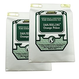 SAN-CHA Sancha Leaf Tea (Darjeeling Orange Peco), 3.5 oz (100 g) x 2 Tea