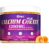Calcium Citrate 1200mg with Vitamin D3 Gummies, Chewable Algae Calcium