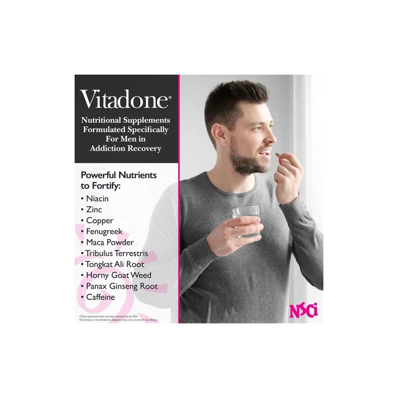 Vitadone Nsc Apoyo Masculino - Niacina, Zinc, Maca