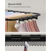 SONGMICS Clothes Drying Rack, with Sock Clips, Metal Laundry Rack,