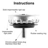 Kitchen Sink Basket Strainer Plug, 52mm Mini Stainless Steel Kitchen