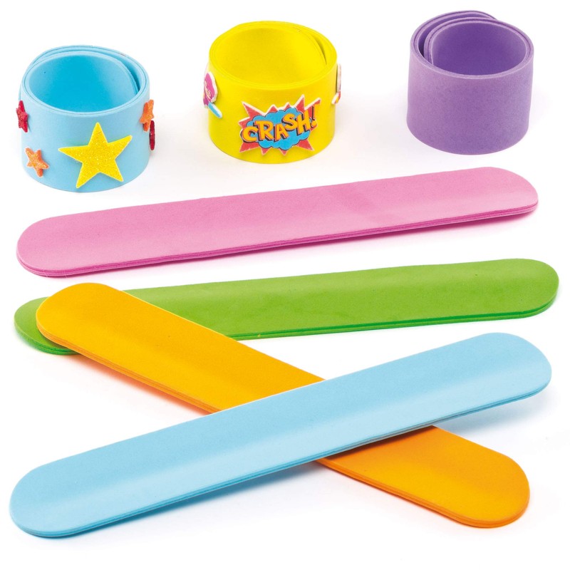 Baker Ross Bracciali a Scatto in Gommapiuma per Bambini da