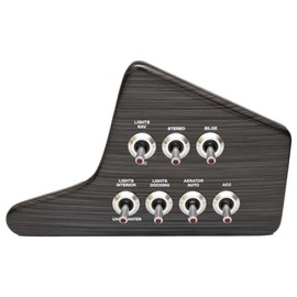 Lowe Boat Toggle Switch Panel 2280202 | SS/SF 9 x 6 Inch Plastic