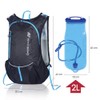 Hydration Backpack with 2L BPA Free Water Bladder – Lightweight