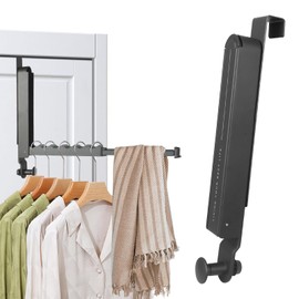 YEYONG Foldable Door Coat Rack for Hanging, Extendable Clothes Hook, Coat Hook, No Drilling, Folding Hook, Door Hook, Clothes Fan for Door, Inside Hanging