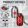 Match Keychain Lighter, Kerosene Refillable, Waterproof Flint Igniter, Permanent Match