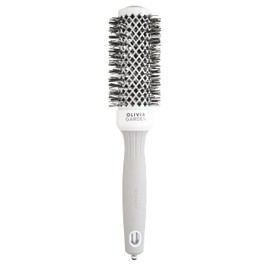 Olivia Garden - Expert Blowout Shine Hairbrush, White and Grey, 35