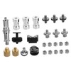 TEHAUX 26-Piece Camera Mount Screw Adapter Set 1/4 and 3/8
