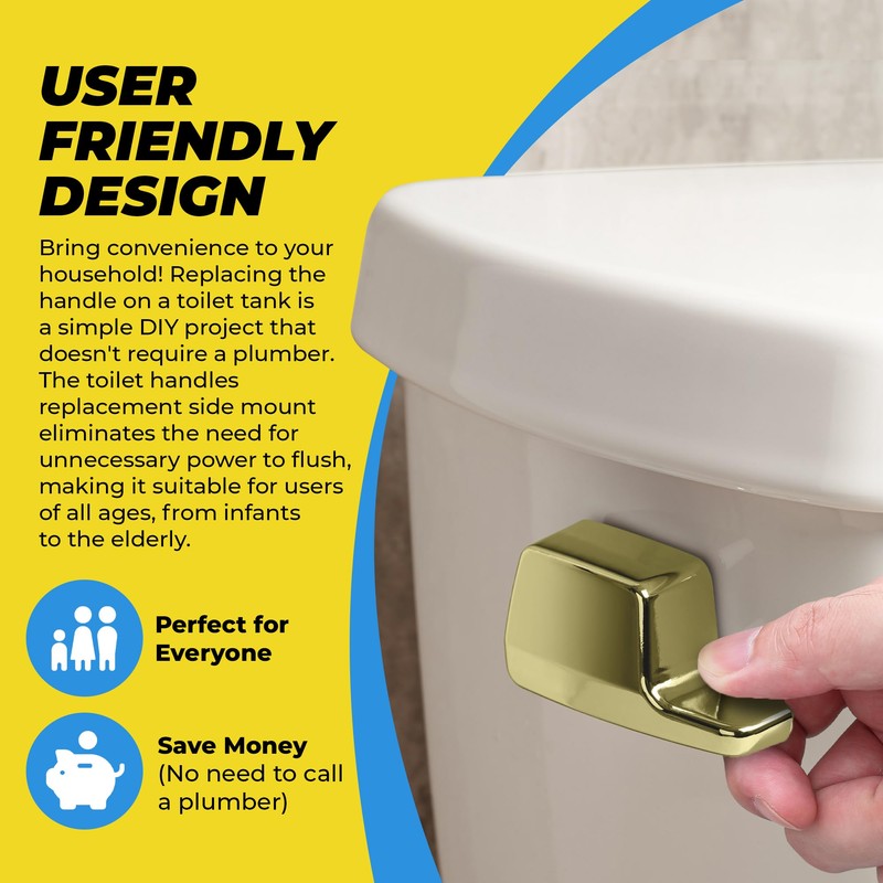 Toto Toilet Handle Replacement THU004-CP - Eljer Toilet Handle -