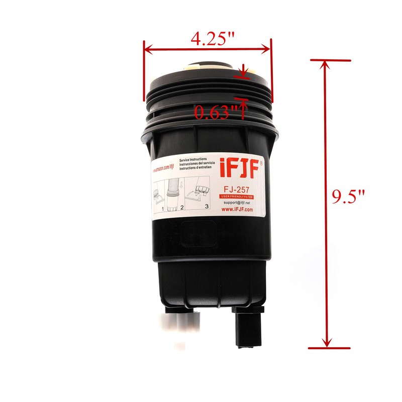 iFJF FS43257 Fuel Filter Assembly Replacement for Ram 6.7L 2500