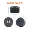 Air Compressor Isolator Pads - 4 Pack Replacement Rubber Feet