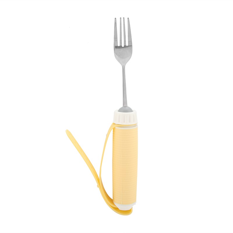 Disabled Patient Arthritis Elder Utensil Removable Flexible Rotating Eating Tablewares(Fork)
