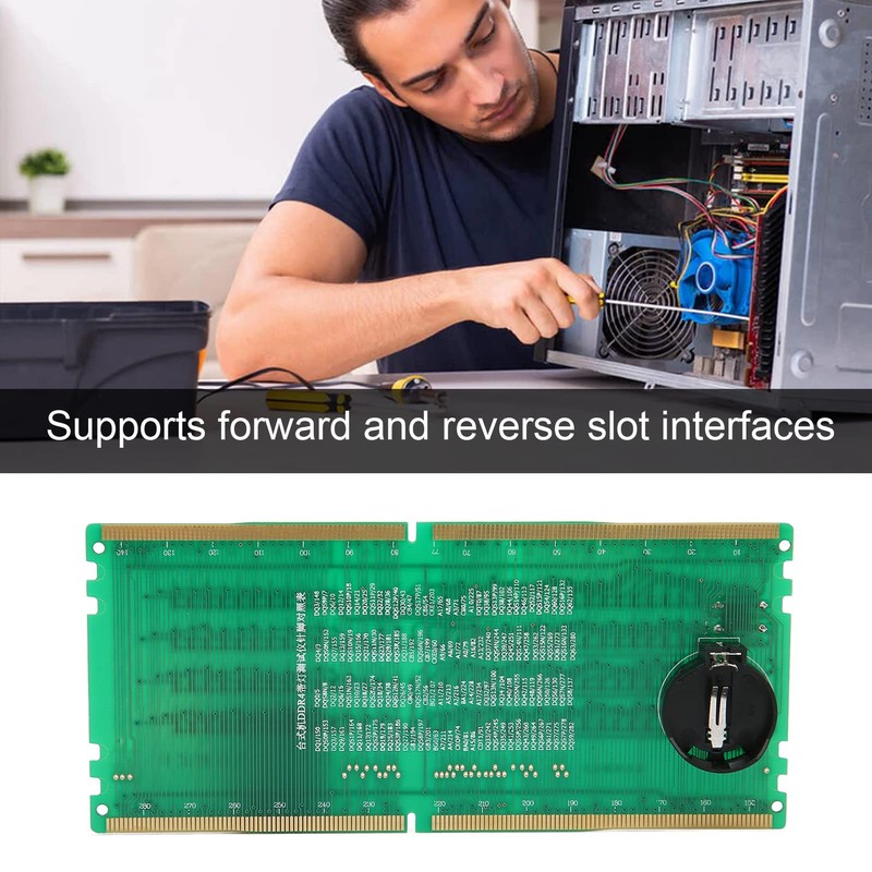 VBESTLIFE Computer Memory Tester, Desktop DDR4 Memory Tester, Forward Reverse