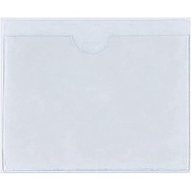 Placard Protector Cover for Car, Permits, Badges and Caravan Windscreen Clear Self-Adhesive Ticket and Note Holders (1)