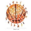 203 Pieces Irregular Basketball Shape Puzzle Wooden Toys Wooden Jigsaw