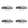 SOMMET 4 Pairs Bicycle Disc Brake Pads for Shimano Saint
