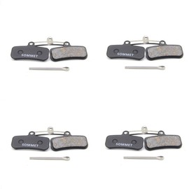 SOMMET 4 Pairs Bicycle Disc Brake Pads for Shimano Saint BR-M810 M820 Zee BR-M640