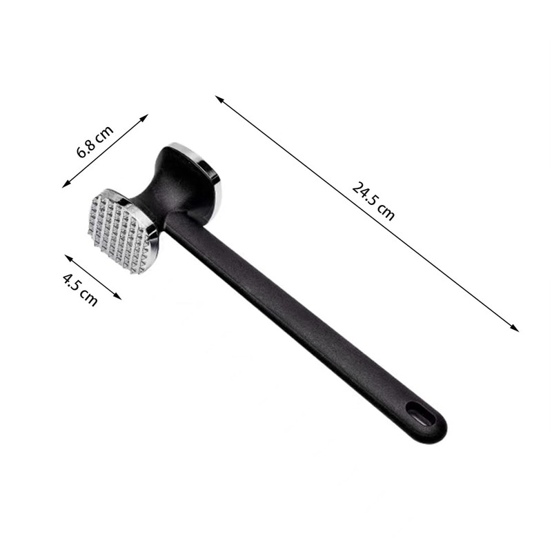 ZMREN Meat Tenderizer Hammer, Double-sided stainless steel meat tenderiser with