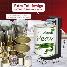 Davivy Heavy Duty Electric Commercial Can Opener Automatic Smooth Edge Under Cabinet