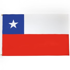 AZ FLAG CHILE FLAG 3' x 5' - CHILEAN FLAGS 90 x 150 cm - BANNER 3x5 ft Light polyester