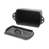 JINYEZI Cast Iron Bread Loaf Pan with Lid - 10x4.7