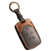 HIBEYO Car Key Case Fits Land Rover LR2 LR4 Discovery