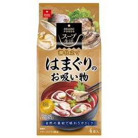 Aszac Foods Clam Soup, 0.2 oz (5 g) x 4