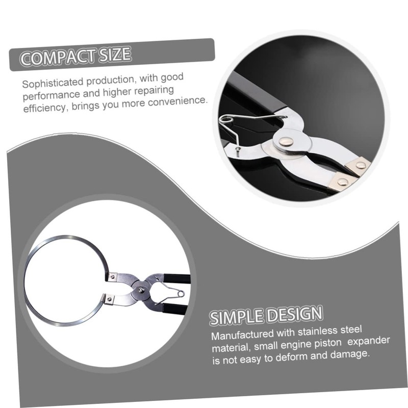 STOBAZA 3Pcs Piston Ring Installer Tool Adjustable Brake Piston Pliers
