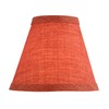 Aspen Creative 51044-2,Hardback Empire Transitional Clip-On Chandelier Shade/Brick Red Burlap