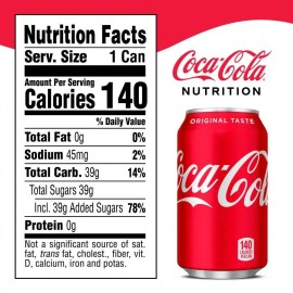 Coca-Cola 12 Pack Coca-Cola Fridge Pack Cans, Original Taste, 12 fl oz Each - Fresh Drinks