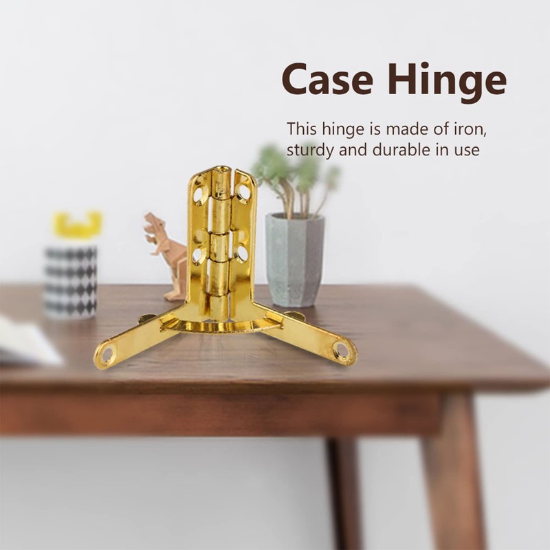 Small Quadrant Hinge, 20Pcs Jewelry Box 90 Degree Hinges with