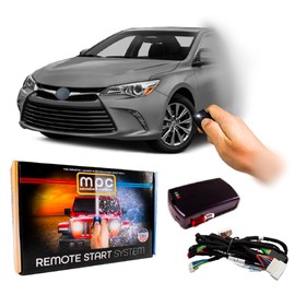 MPC Plug-n-Play Remote Starter Compatible with 2012-2017 Toyota Camry |Hybrid| |Push-to-Start| Plugin T-Harness - Factory FOB Activated - Press 3X to Start - Custom Firmware Preloaded