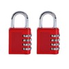 HRLORK Combination Padlock 2 Packs School Locker Lock Outdoor Weatherproof
