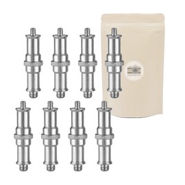 8x Spigot 1/4 3/8 Flash Studio Flash Ball Head Adaptor Universal Shoe Holder - Adaptout French Brand