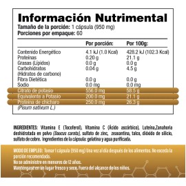 Citrato de Magnesio 100 Cáps y Citrato de Potasio 60 Cáps - CITRAPACK S&V