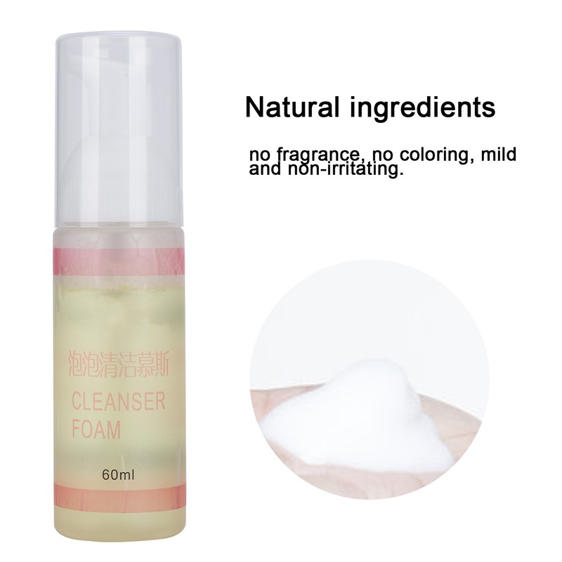 60ml Eyelash Extension Foam Cleaner Professional Mild Deep Cleaning Makeup