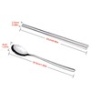 5 Pairs Chopsticks and 5 Spoons Set, YFWOOD 10 Pieces