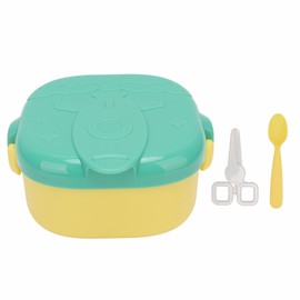 Baby Insulation Bowl 360ml Food Grade Stainless Steel Removable Liner Toddler Feeding Bowl for Travel Green