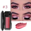 firstfly Perfect Dual Tone Eyeshadow, Waterproof Glitters Eye Shadow Plate,