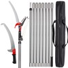 Walensee Pole Saws for Tree Trimming,7.2-27FT Extendable Tree Pruner,Manual Branch