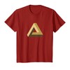 Pen-rose triangle, eye illusion, impossible triangle, mathematics T-shirt