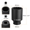 sourcing map 12-Point Deep Impact Socket 1/2 Inch Drive 38mm