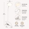 Clip-On LED Reading Light for Dorm Room & Bedside –