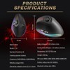 Gaming Mouse with 5 D Rocker, Wireless Vertical Mouse with