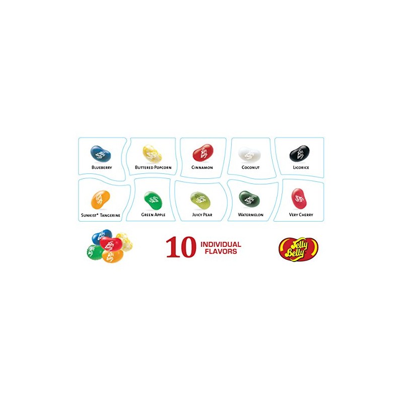 Jelly Belly 10-Flavor Christmas Box